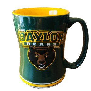 Baylor University Bears Coffee Mug Green Yellow College Souvenir Cup Sports